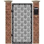 Poarta pietonala din tabla debitata cu plasma TOMIS 1940x990 mm