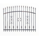 Panou de gard din teava amprentata Modern 1500 x 2000 mm