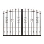 Poarta auto din teava amprentata Modern 2050 x 3000 mm