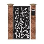 Poarta pietonala din tabla debitata cu plasma BAMBUS 1940 x 990 mm