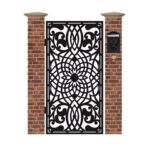 Poarta pietonala din tabla debitata cu plasma MAX 2 1940 x 990 mm