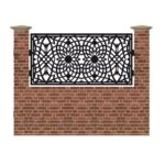 Panou de gard mic din tabla debitata cu plasma MAX 2 990x1940 mm