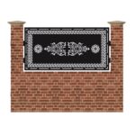 Panou de gard mic din tabla debitata cu plasma N368 990x1940 mm