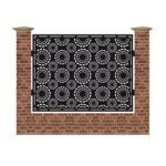 Panou de gard mare din tabla debitata cu plasma MAX 14 1500x1940 mm