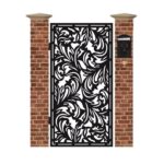 Poarta pietonala din tabla debitata cu plasma N265 1940 x 990 mm