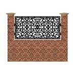 Panou de gard mic din tabla debitata cu plasma MAX 13 990x1940 mm