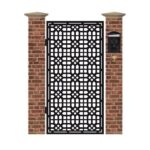 Poarta pietonala din tabla debitata cu plasma MAX 24 1940 x 990 mm