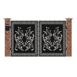 Poarta acces auto mica din tabla debitata cu plasma MAX 174 3000x1940 mm