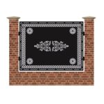 Panou de gard mare din tabla debitata cu plasma N368 1500x1940 mm