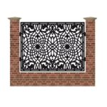 Panou de gard mare din tabla debitata cu plasma MAX 2 1500x1940 mm