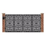 Poarta acces auto mare din tabla debitata cu plasma MAX 61 3884x1940 mm