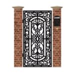 Poarta pietonala din tabla debitata cu plasma ELEGANT 1940 x 990 mm