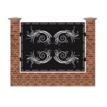 Panou de gard mare din tabla debitata cu plasma MAX 16 1500x1940 mm