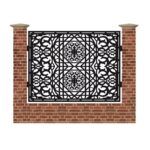 Panou de gard mare din tabla debitata cu plasma MAX 61 1500x1940 mm