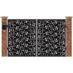 Poarta acces auto mica din tabla debitata cu plasma MAX 30 3000 mm x 1940 mm