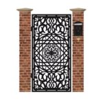 Poarta pietonala din tabla debitata cu plasma MAX 61 1940 x 990 mm