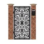 Poarta pietonala din tabla debitata cu plasma MAX 50 1940 x 990 mm