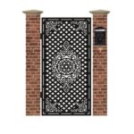 Poarta pietonala din tabla debitata cu plasma MUMBAY 1940 x 990 mm