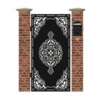 Poarta pietonala din tabla debitata cu plasma INDIA 1940 x 990 mm