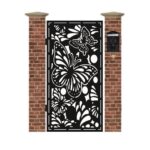 Poarta pietonala din tabla debitata cu plasma BUTTERFLY 1940 x 990 mm