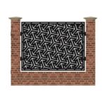 Panou de gard mare din tabla debitata cu plasma TRES 1500x1940 mm