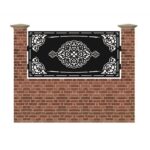 Panou de gard mic din tabla debitata cu plasma INDIA 990x1940 mm