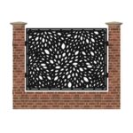 Panou de gard mare din tabla debitata cu plasma SEED 1500x1940 mm