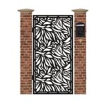 Poarta pietonala din tabla debitata cu plasma FLAMES 1940 x 990 mm