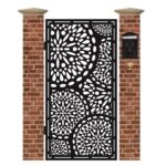 Poarta pietonala din tabla debitata cu plasma Max Circles 1940 x 990 mm