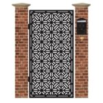 Poarta pietonala din tabla debitata cu plasma Max Fasade 1940 x 990 mm