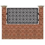 Panou de gard mic din tabla debitata cu plasma Max Fasade 990x1940 mm