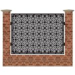 Panou de gard mare din tabla debitata cu plasma Max Fasade 1500 x 1940 mm