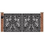 Poarta acces auto mare din tabla debitata cu plasma MAX 78 3884 mm x 1940 mm