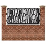 Panou de gard mic din tabla debitata cu plasma MAX CUB 990 mm x 1940 mm