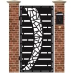 Poarta pietonala din tabla debitata cu plasma MAX B52 1940 x 990 mm