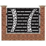 Panou de gard mare din tabla debitata cu plasma MAX B52 1500 mm x 1940 mm