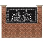 Panou de gard mic din tabla debitata cu plasma MAX 33 990 mm x 1940 mm