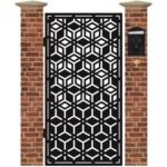 Poarta pietonala din tabla debitata cu plasma MAX CM1 1940 mm x 990 mm