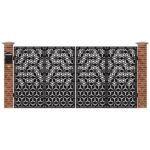 Poarta acces auto mare din tabla debitata cu plasma MAX CM1 3884 x 1940 mm