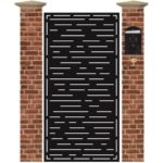 Poarta pietonala din tabla debitata cu plasma MAX 65 1940 mm x 990 mm