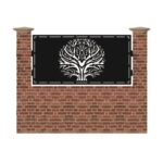 Panou de gard mic din tabla debitata cu plasma COPAC V2 990x1940 mm