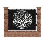 Panou de gard mare din tabla debitata cu plasma COPAC V2 1500x1940 mm