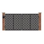 Poarta acces auto mare din tabla debitata cu plasma GC 3884x1940 mm