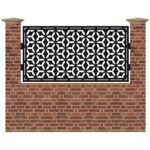 Panou de gard mic din tabla debitata cu plasma BOND 990x1940 mm