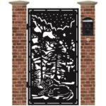 Poarta pietonala din tabla debitata cu plasma CANVAS 1940 x 990 mm