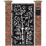 Poarta pietonala din tabla debitata cu plasma BAMBUS2 1940 x 990 mm