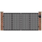 Poarta acces auto mare din tabla decupata cu plasma BOND 3884x1940 mm