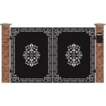 Poarta acces auto mica din tabla decupata cu plasma MAJESTIC 3000x1940 mm