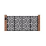 Poarta acces auto mare din tabla debitata cu plasma MAX 9 3884x1940 mm