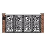 Poarta acces auto mare din tabla debitata cu plasma GRECIA 3884x1940 mm